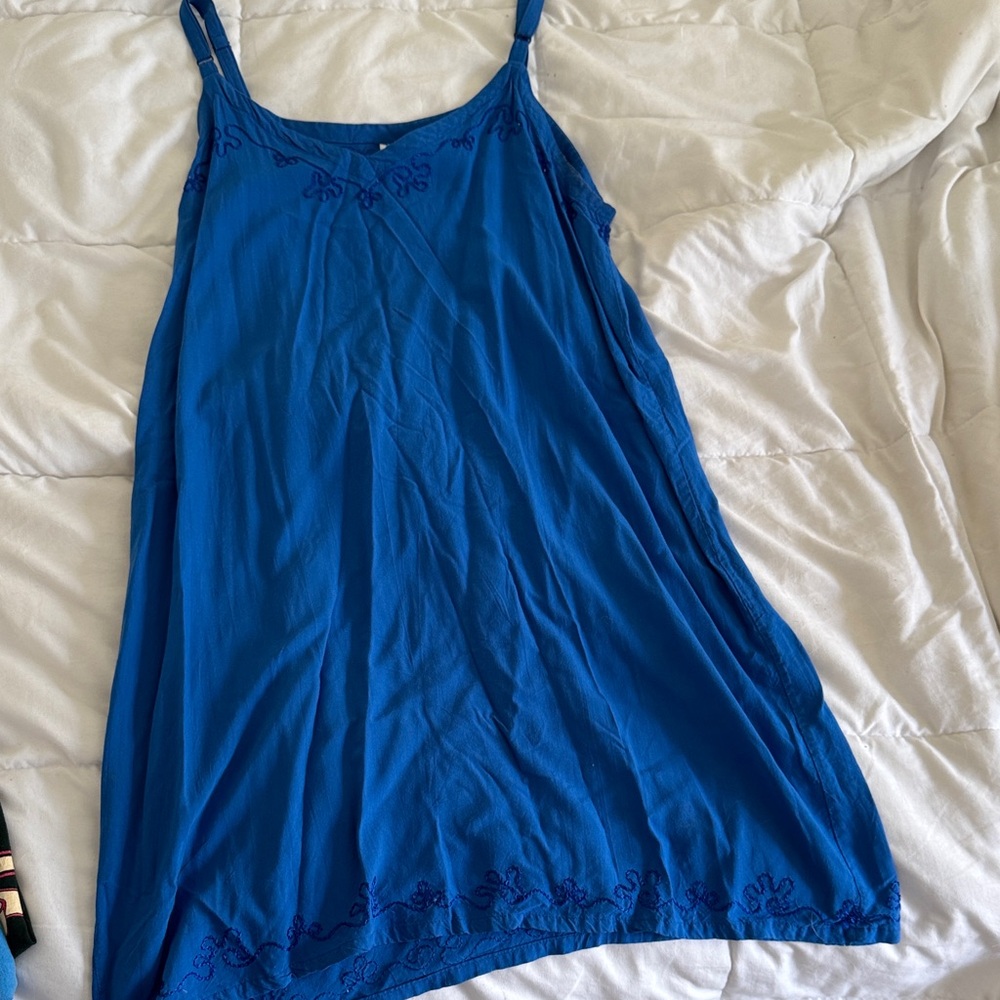 Stylish Blue Women's Camisole Dress